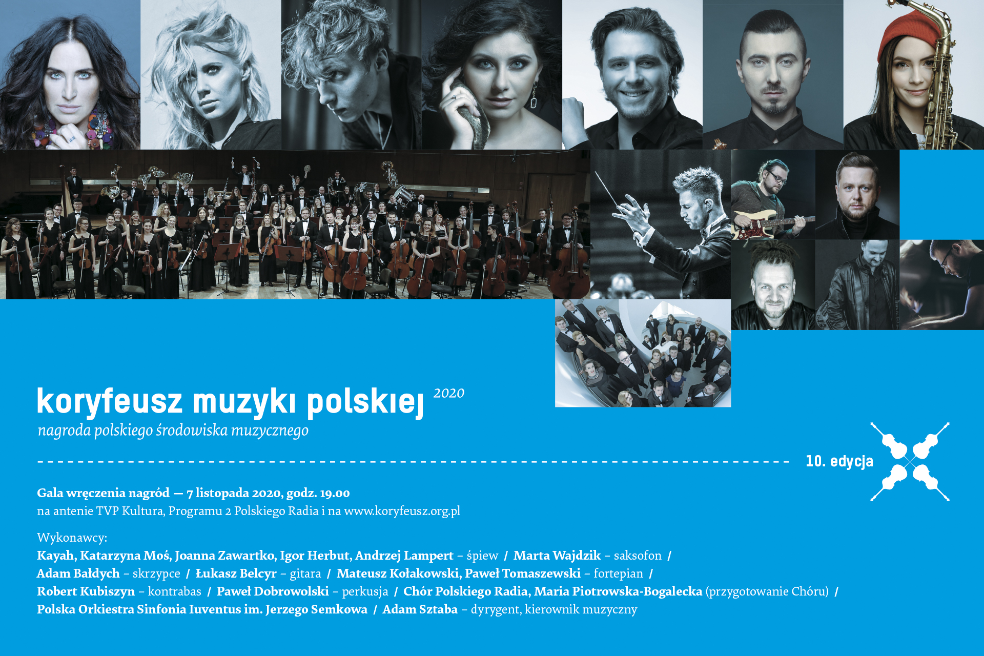 Gala wręczenia nagród Koryfeusz Muzyki Polskiej 2020 Gala wręczenia nagród Koryfeusz Muzyki Polskiej 2020 - miniatura